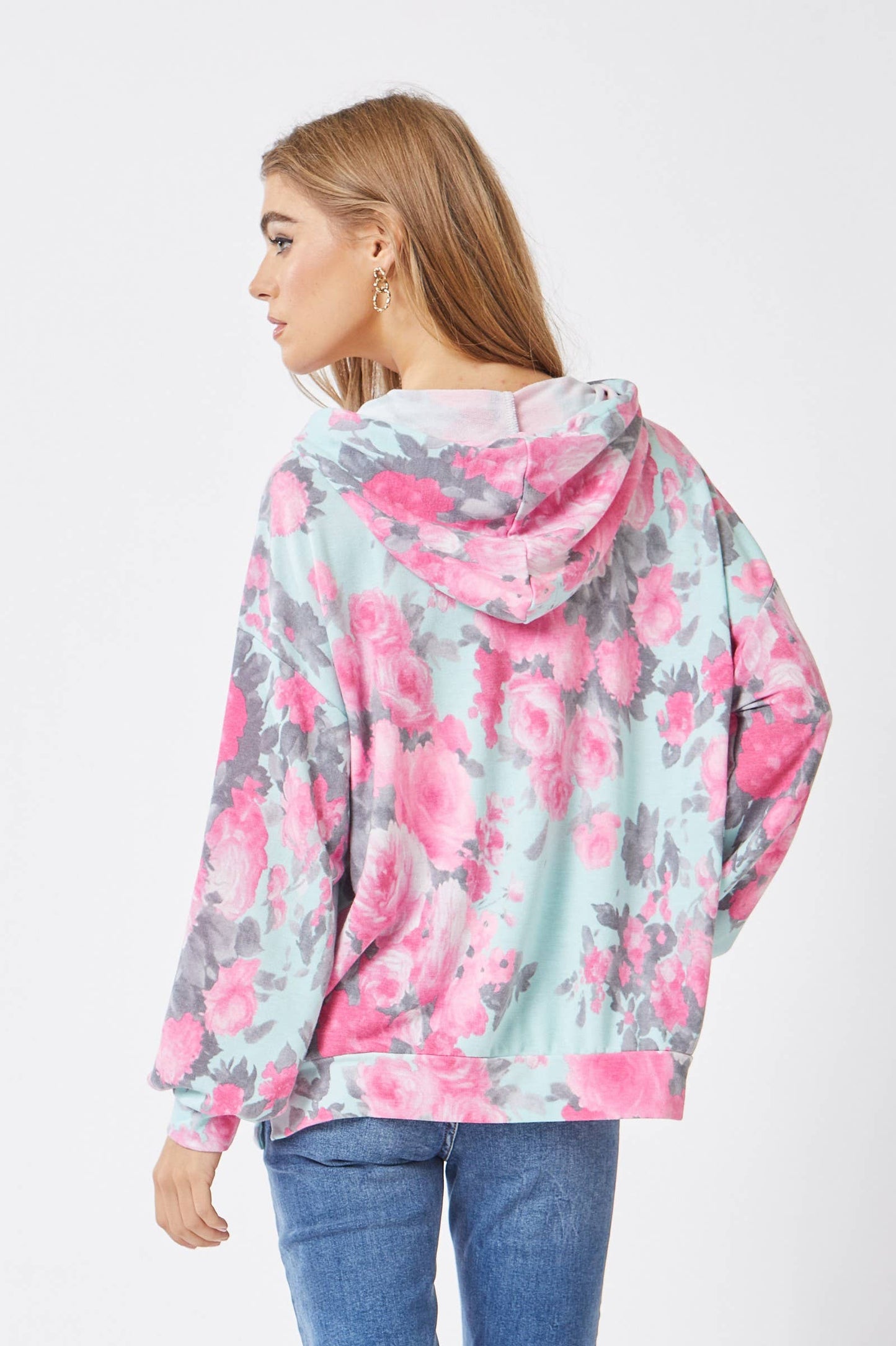 Fun Print Adjustable Hoodie