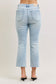 Martha Mid Rise Kick Flare w Raw Hem
