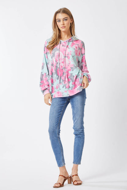 Fun Print Adjustable Hoodie Size M