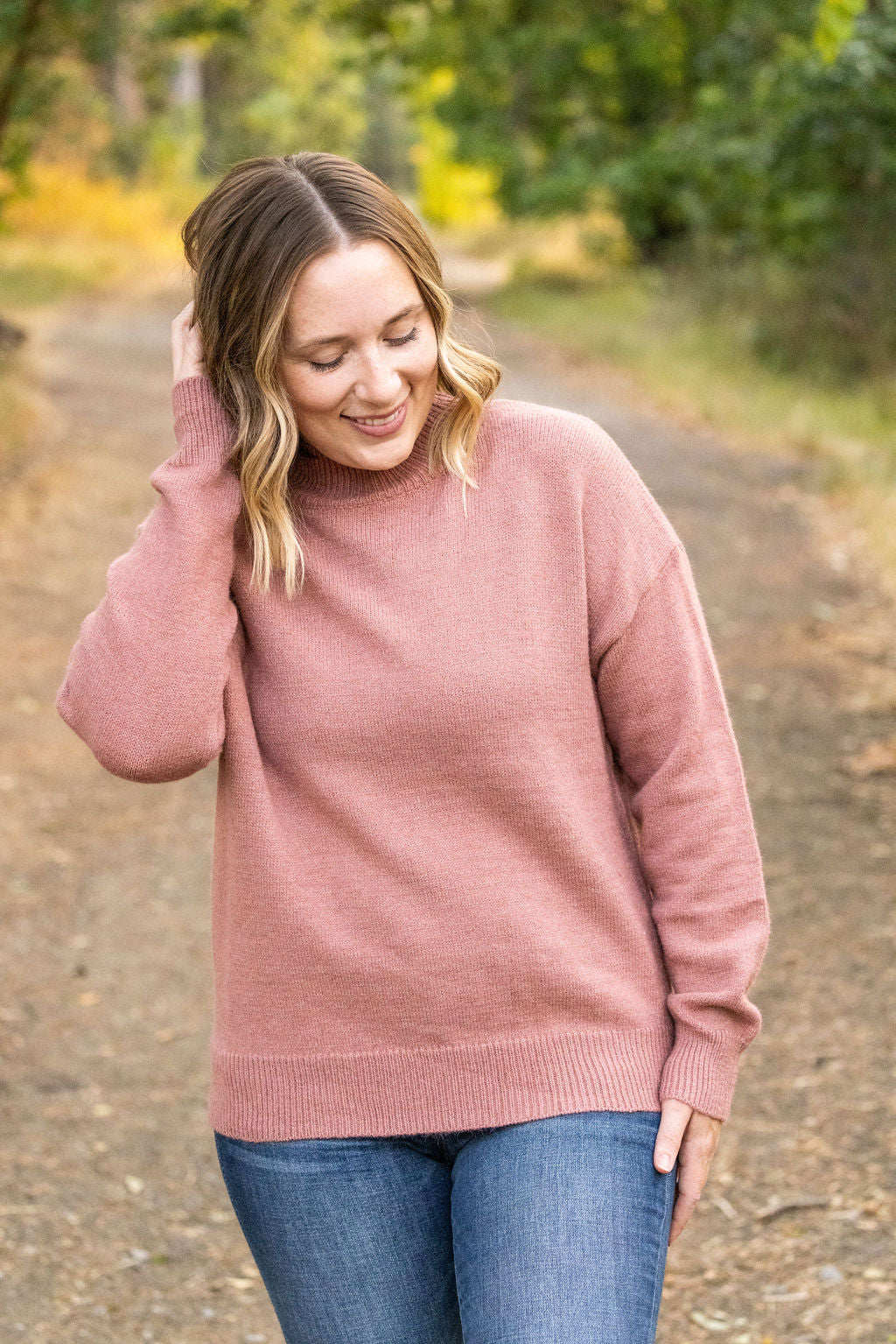 IN STOCK Molly Sweater - Mauve FINAL SALE