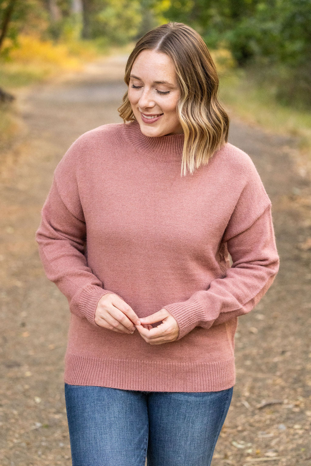 IN STOCK Molly Sweater - Mauve FINAL SALE