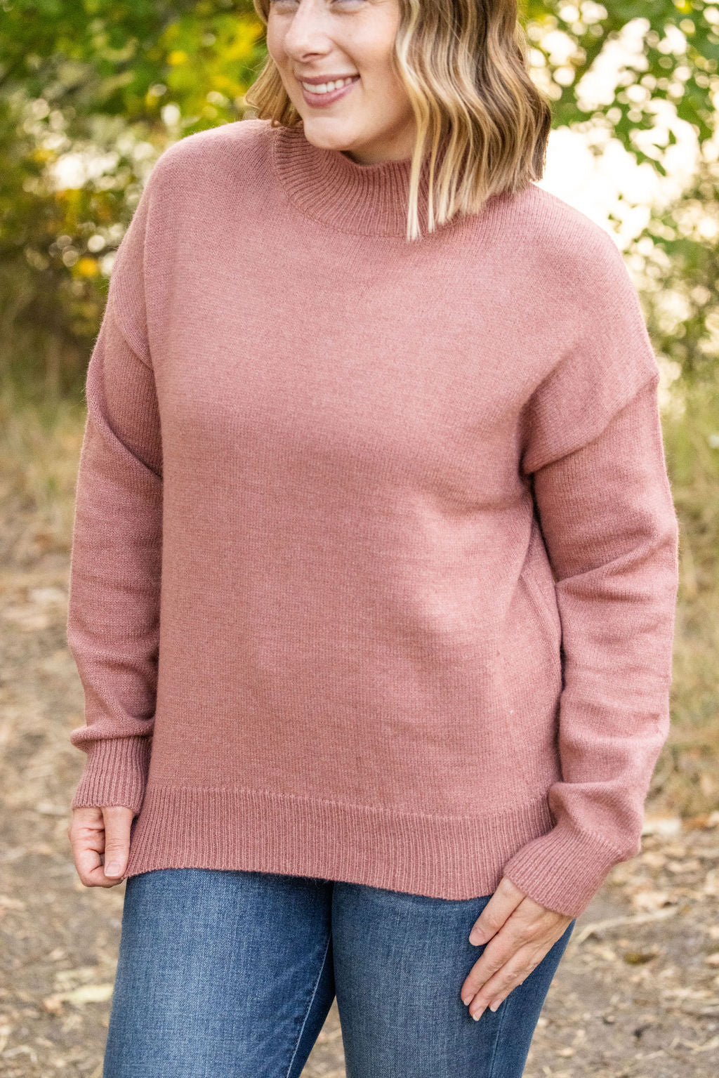 IN STOCK Molly Sweater - Mauve FINAL SALE