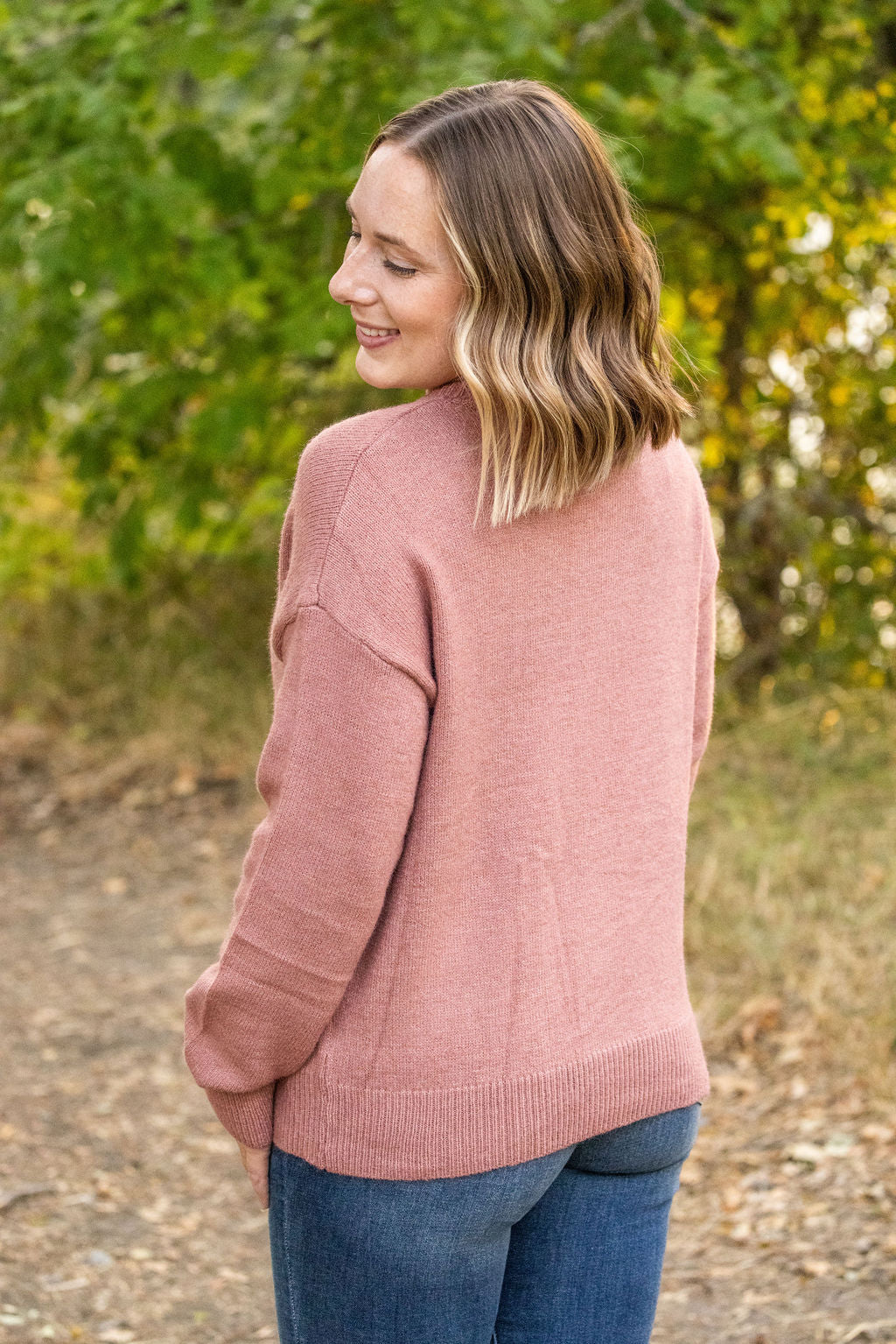 IN STOCK Molly Sweater - Mauve FINAL SALE