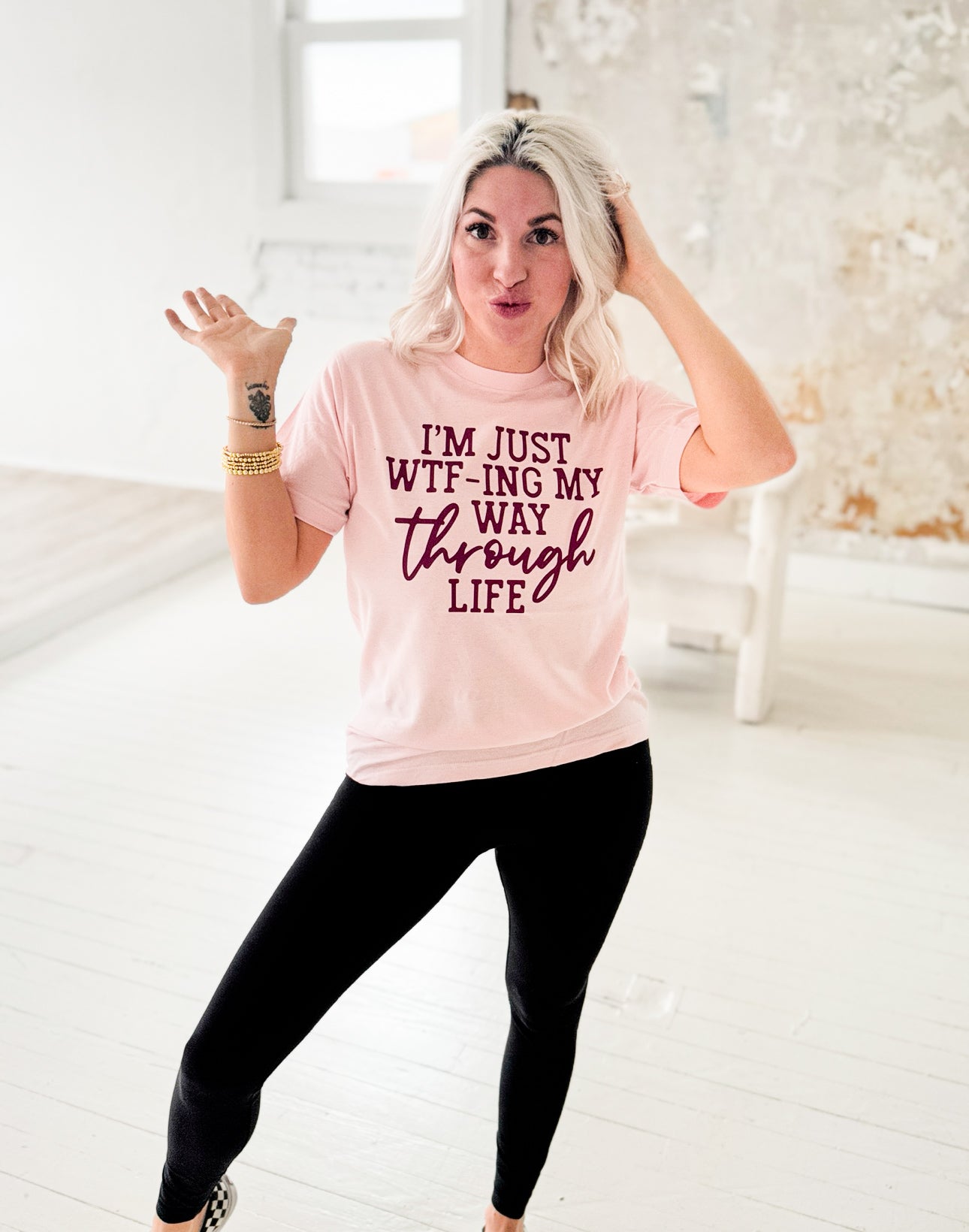 I'm Just WTF-ing My Way Through Life Graphic Tee