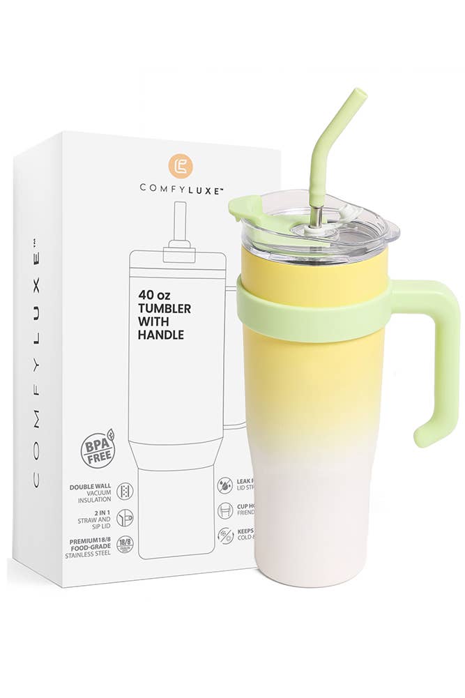 Color Gradient 40oz Handle Tumbler