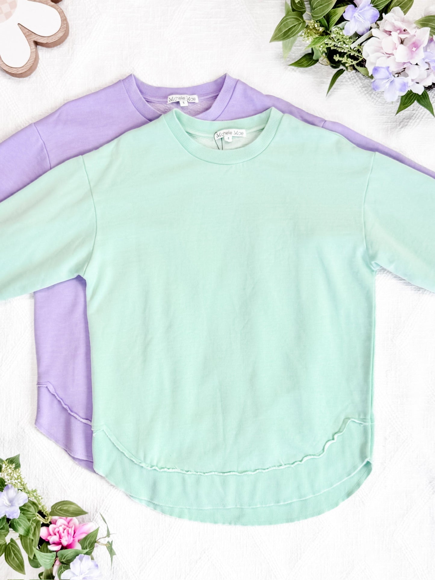 IN STOCK Vintage Wash Pullover - Mint