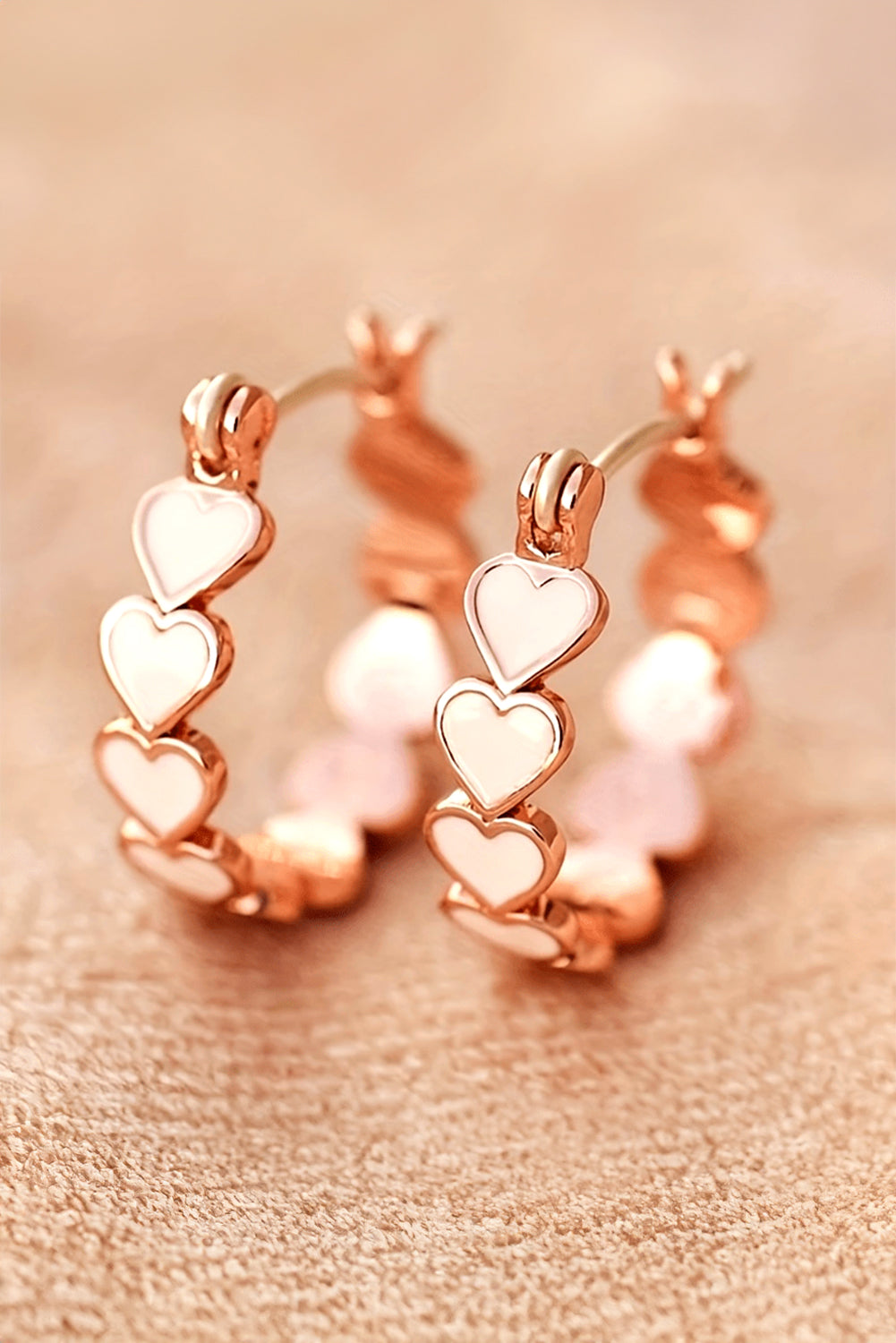 Heart Hoop Earrings