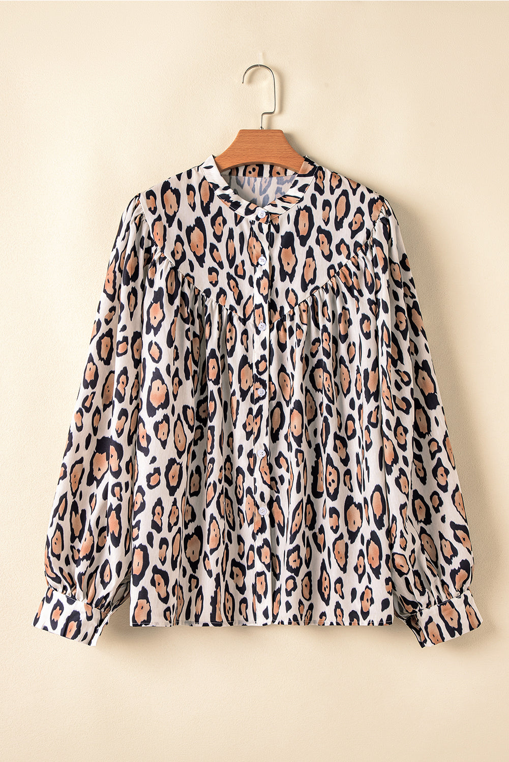 Oversized Leopard Blouse