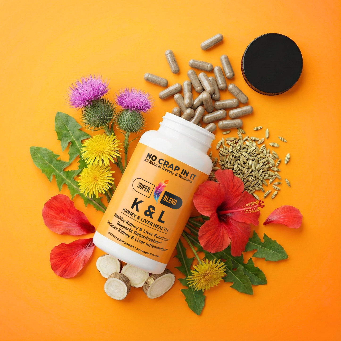 K & L (Kidney & Liver) Health Super Blend Supplement