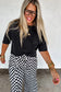 PREORDER: Haddie Wide Leg Checker Pants