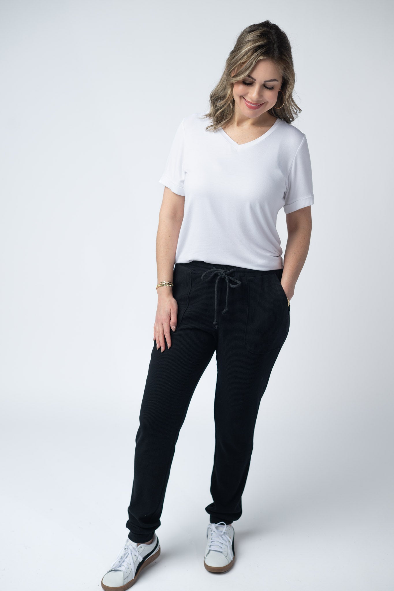 IN STOCK Corrine Joggers - Black