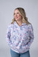 IN STOCK HalfZip Hoodie - Ditsy Blush Floral