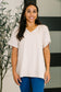 Basic Layering Relaxed V-Neck Tee