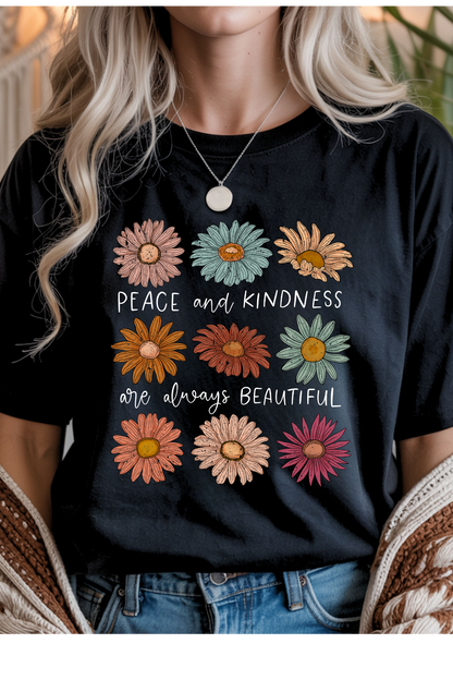 Peace & Kindness Graphic Tee