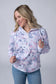 IN STOCK HalfZip Hoodie - Ditsy Blush Floral