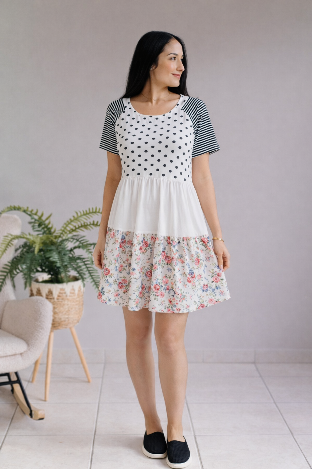 Overcast Petal Babydoll - Sage