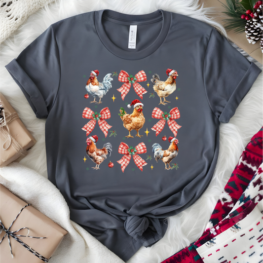 Chickens & Bows Graphic Tee