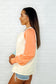 Color Me Confused Color Block Long Sleeve Top