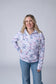 IN STOCK HalfZip Hoodie - Ditsy Blush Floral