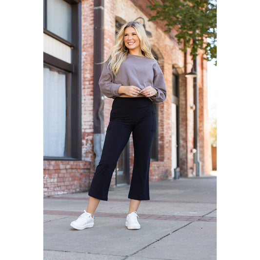 PreOrder | The Delilah - Kick Flare Leggings with Pockets - Round 2