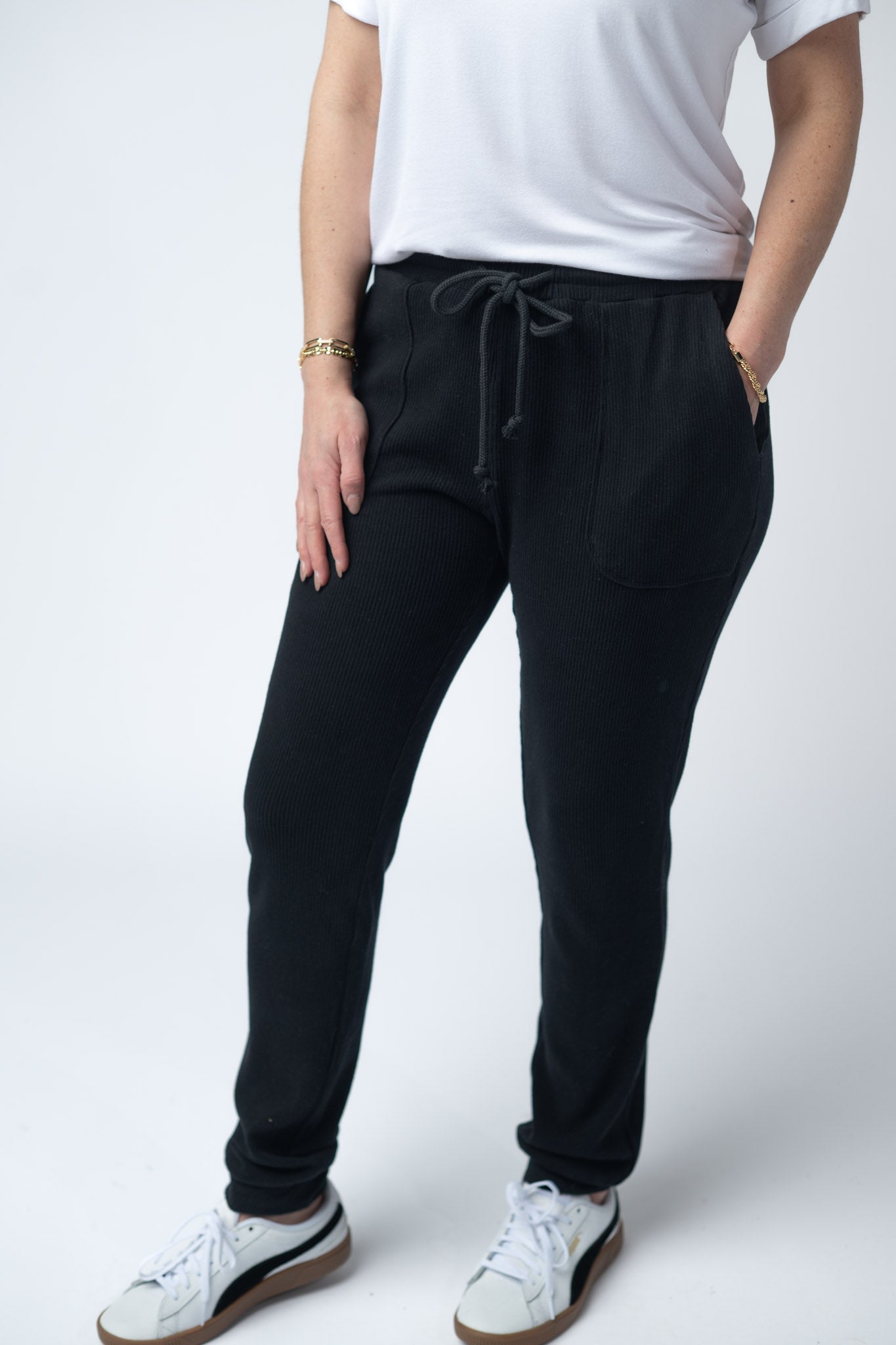 IN STOCK Corrine Joggers - Black