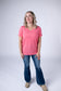 IN STOCK Sophie Top - Sun Kissed Coral