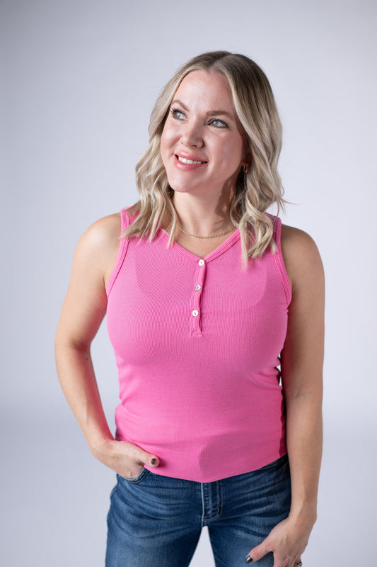 IN STOCK Addison Tank - Pink