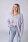 IN STOCK Open Knit Cardigan - Lavender