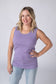 IN STOCK Ava Tank - Heathered Lavender