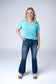 IN STOCK Sophie Top - Aqua Blue