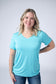 IN STOCK Sophie Top - Aqua Blue