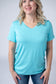 IN STOCK Sophie Top - Aqua Blue