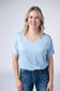 IN STOCK Chloe Cozy Top - Sky Blue FINAL SALE