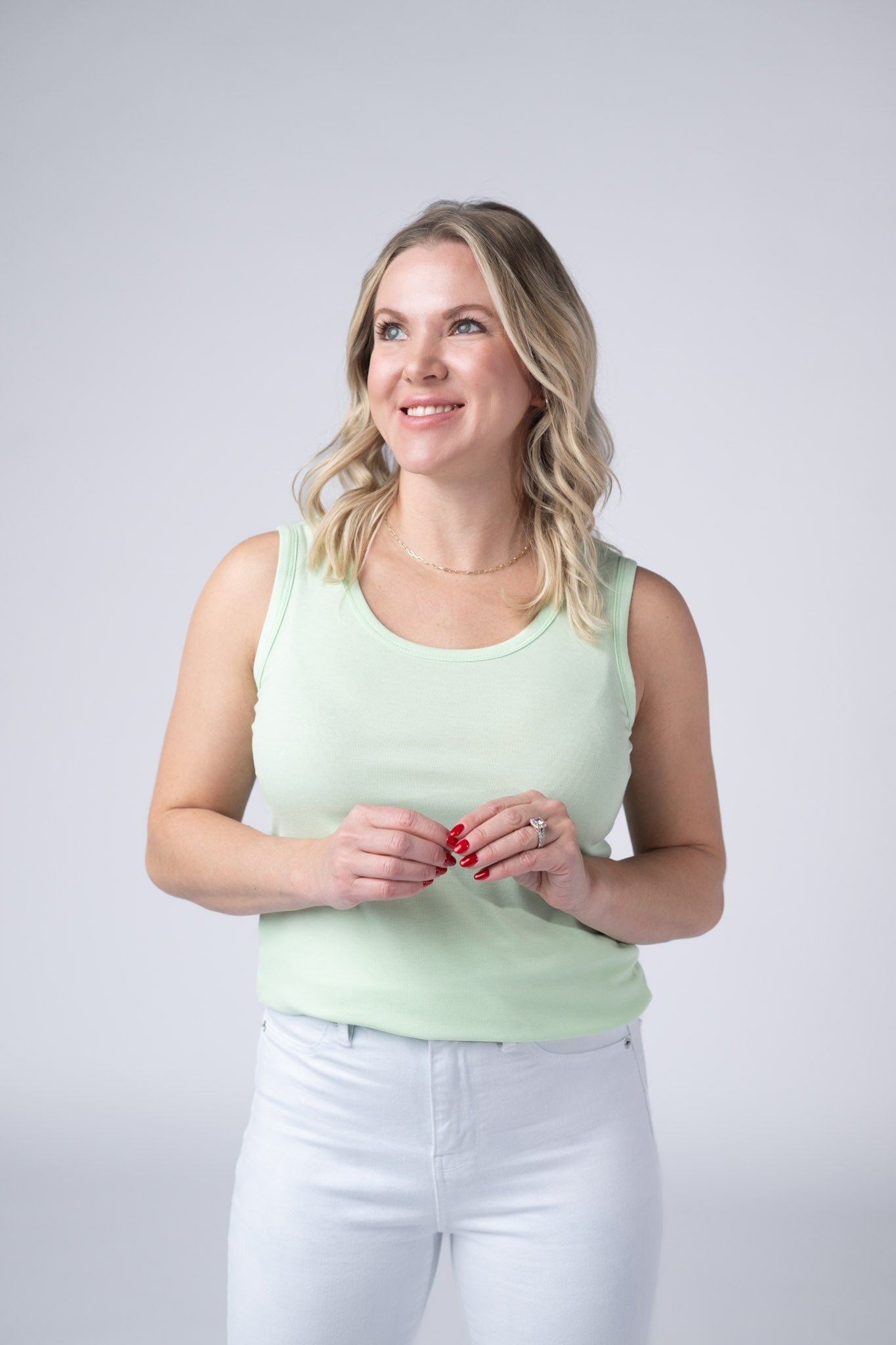IN STOCK Ava Tank - Lime FINAL SALE