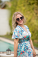 IN STOCK Millie Maxi Dress - Abstract Aqua Breeze FINAL SALE