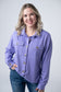 IN STOCK Brenna Button Down Top - Purple