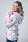 IN STOCK HalfZip Hoodie - Pink Bloom