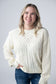IN STOCK Jasmine Open Knit Sweater - Ivory