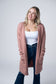 IN STOCK Madison Cozy Cardigan - Dusty Rose
