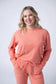 IN STOCK Corrine Ribbed Pullover Top - Coral FINAL SALE