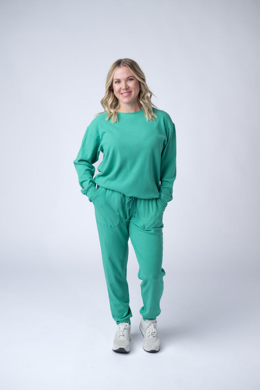 IN STOCK Corrine Joggers - Emerald