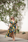IN STOCK Harley High-Low Dress - Navy Citrus FINAL SALE