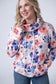 IN STOCK Soft Funnel Neck - Sunset Watercolor Floral