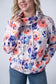 IN STOCK Soft Funnel Neck - Sunset Watercolor Floral