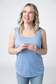 IN STOCK Rachel Ribbed Tank -  Sky Blue FINAL SALE
