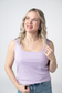IN STOCK Rachel Ribbed Tank -  Lavender FINAL SALE