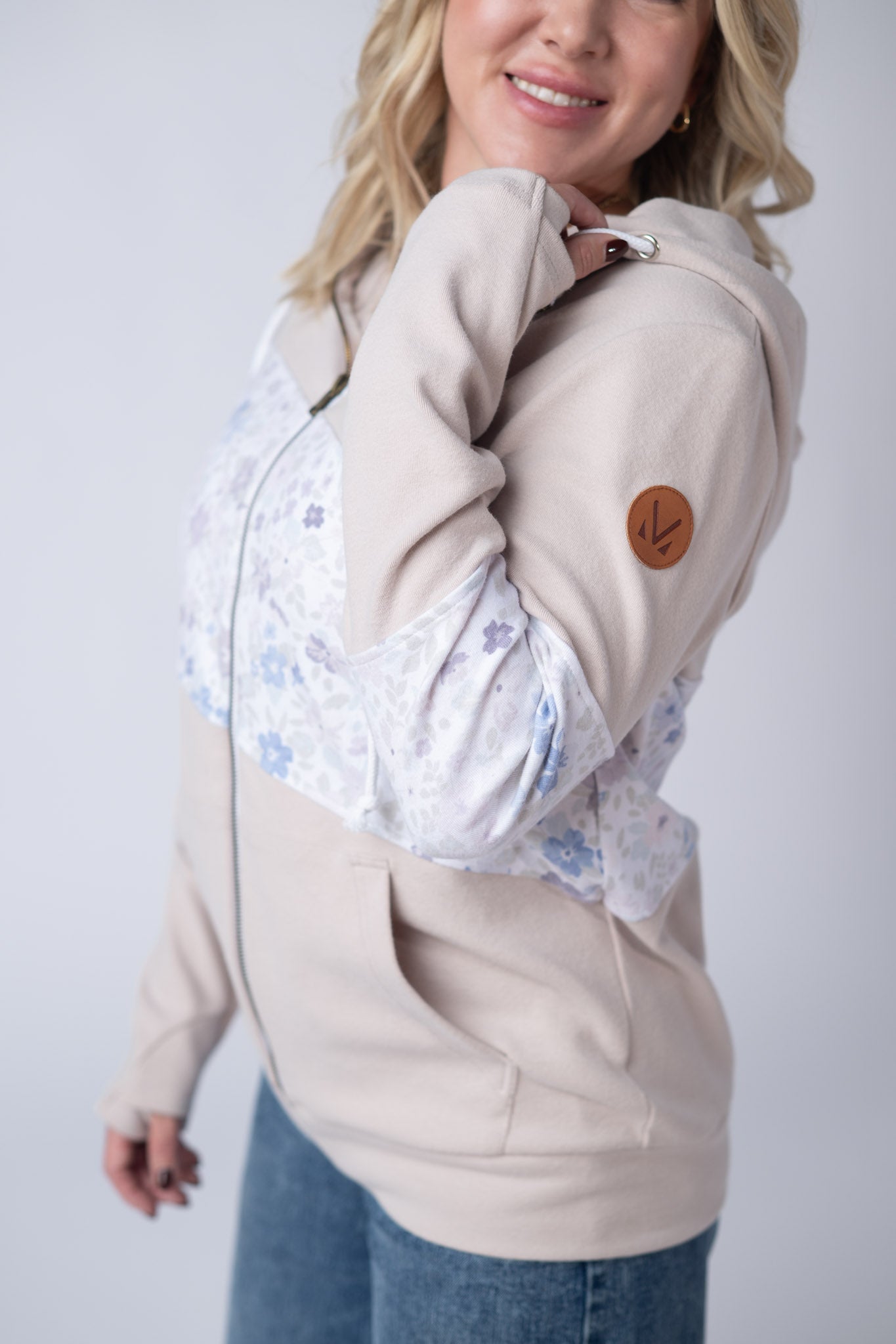 IN STOCK Colorblock Fullzip - Spring Meadows Neutral Mix