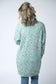 IN STOCK Carly Confetti Dot Cardigan - Aqua Blue
