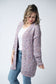 IN STOCK Carly Confetti Dot Cardigan - Lavender