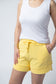 IN STOCK French Terry Stevie Shorts - Lemon